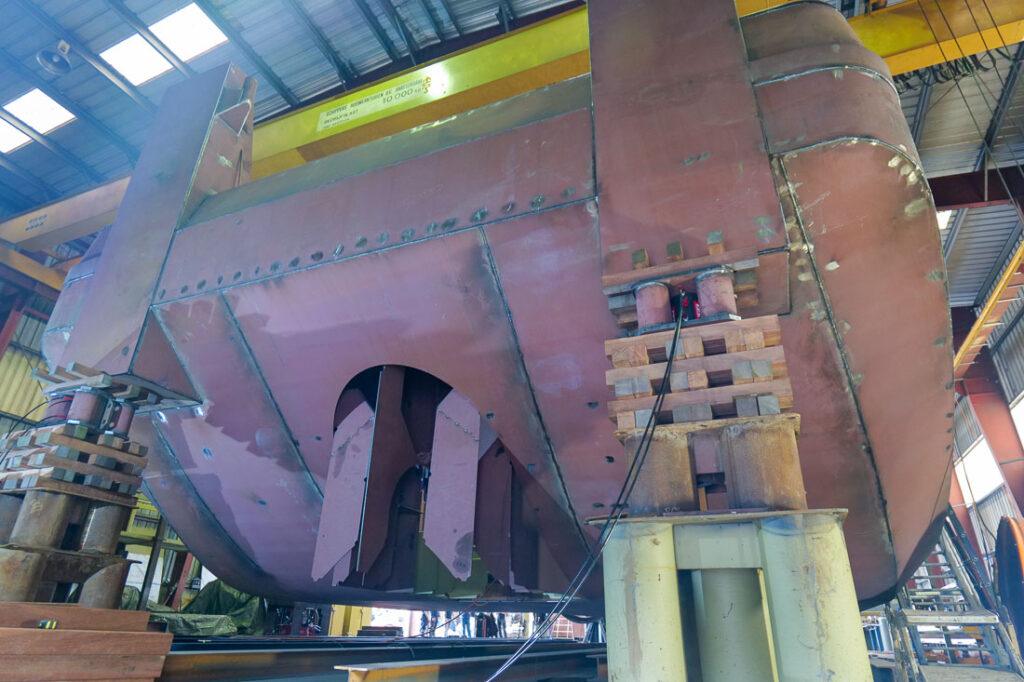 schip heffen met cilinderset